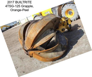 2017 BUILTRITE 4TSG-125 Grapple, Orange-Peel