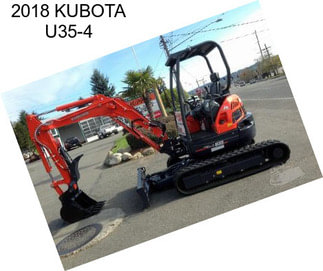 2018 KUBOTA U35-4