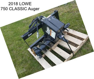 2018 LOWE 750 CLASSIC Auger