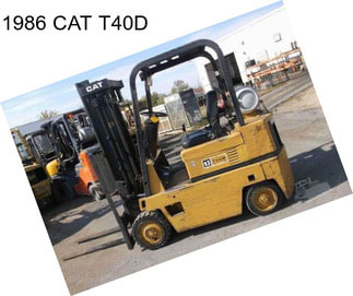 1986 CAT T40D