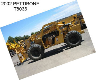 2002 PETTIBONE T8036