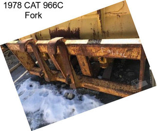 1978 CAT 966C Fork