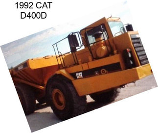 1992 CAT D400D