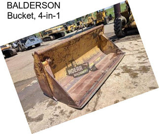 BALDERSON Bucket, 4-in-1