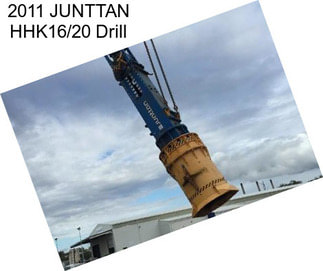 2011 JUNTTAN HHK16/20 Drill