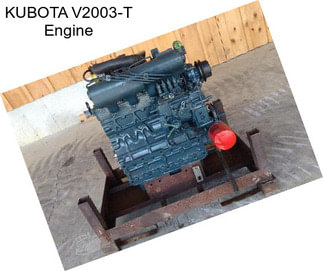 KUBOTA V2003-T Engine