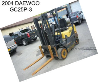 2004 DAEWOO GC25P-3