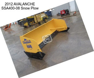 2012 AVALANCHE SSA400-08 Snow Plow