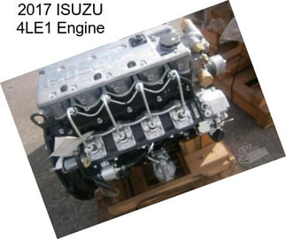 2017 ISUZU 4LE1 Engine