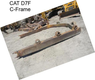 CAT D7F C-Frame