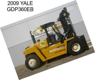 2009 YALE GDP360EB