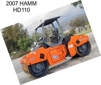 2007 HAMM HD110