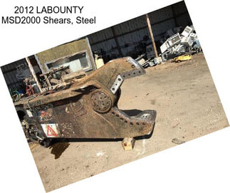 2012 LABOUNTY MSD2000 Shears, Steel