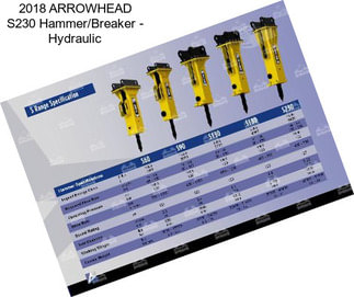 2018 ARROWHEAD S230 Hammer/Breaker - Hydraulic