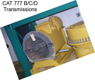 CAT 777 B/C/D Transmissions