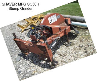 SHAVER MFG SC50H Stump Grinder
