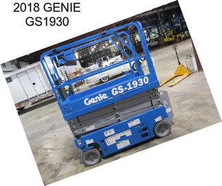 2018 GENIE GS1930