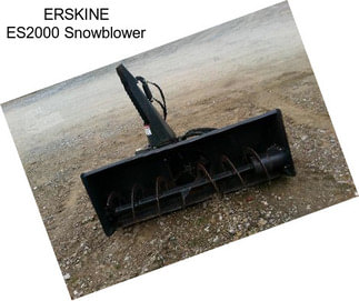 ERSKINE ES2000 Snowblower