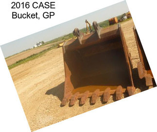 2016 CASE Bucket, GP