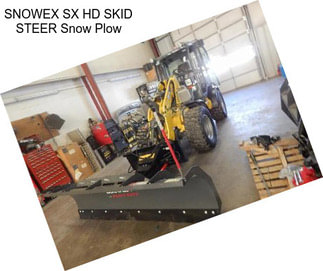 SNOWEX SX HD SKID STEER Snow Plow