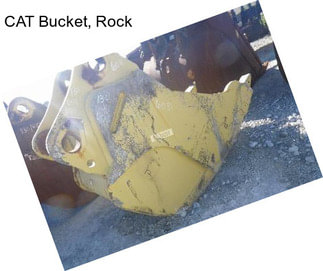 CAT Bucket, Rock