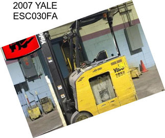 2007 YALE ESC030FA