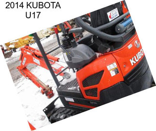 2014 KUBOTA U17