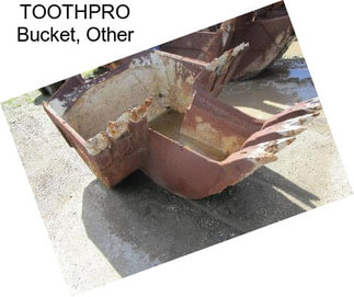 TOOTHPRO Bucket, Other