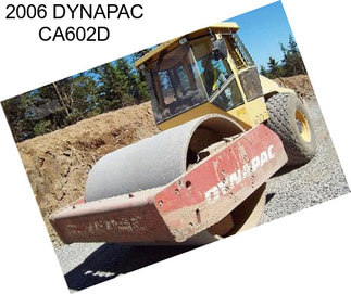 2006 DYNAPAC CA602D
