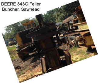 DEERE 843G Feller Buncher, Sawhead