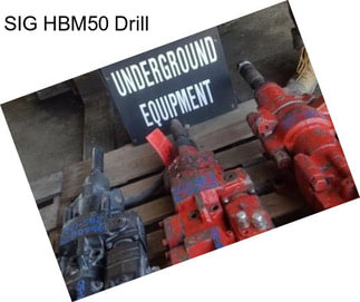 SIG HBM50 Drill