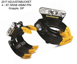 2017 ADJUSTABUCKET 4 - 8T GRAB 45MM PIN Grapple, GP