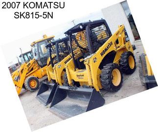 2007 KOMATSU SK815-5N