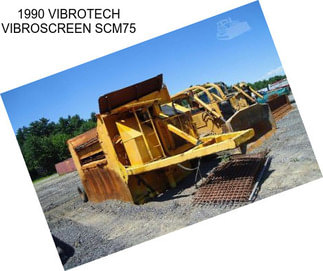 1990 VIBROTECH VIBROSCREEN SCM75