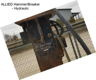 ALLIED Hammer/Breaker - Hydraulic