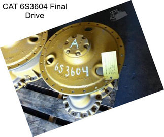 CAT 6S3604 Final Drive