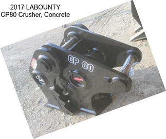 2017 LABOUNTY CP80 Crusher, Concrete