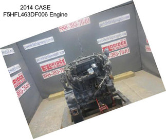 2014 CASE F5HFL463DF006 Engine