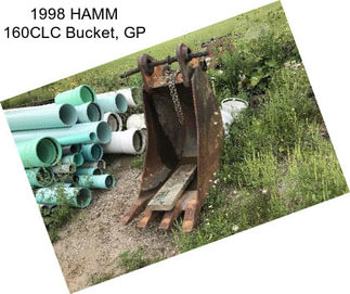 1998 HAMM 160CLC Bucket, GP