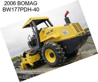 2006 BOMAG BW177PDH-40