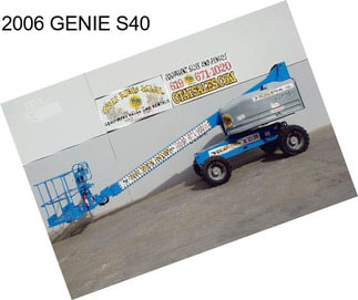 2006 GENIE S40