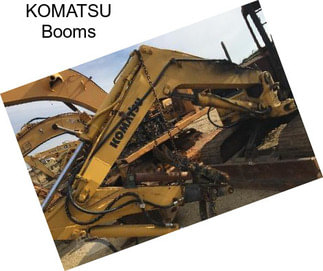 KOMATSU Booms