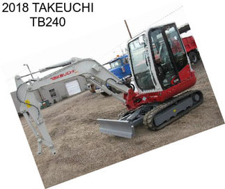 2018 TAKEUCHI TB240