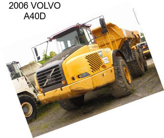 2006 VOLVO A40D