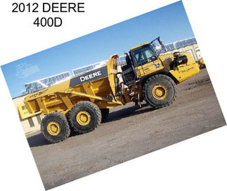 2012 DEERE 400D