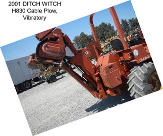 2001 DITCH WITCH H830 Cable Plow, Vibratory
