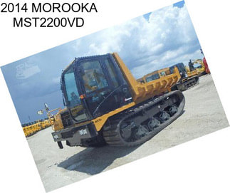 2014 MOROOKA MST2200VD