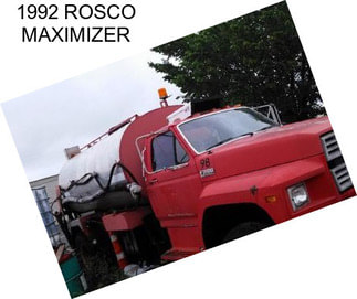 1992 ROSCO MAXIMIZER
