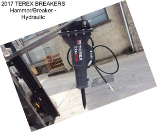 2017 TEREX BREAKERS Hammer/Breaker - Hydraulic