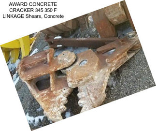 AWARD CONCRETE CRACKER 345 350 F LINKAGE Shears, Concrete